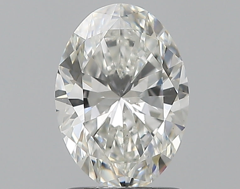 1.51CT OVAL SI1 G WH