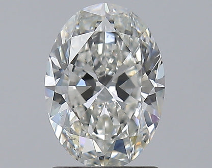 1.50CT OVAL SI1 G WH