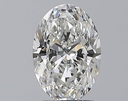 1.51CT OVAL SI2 G WH