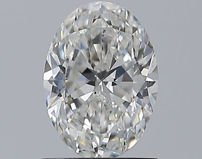 1.01CT OVAL SI2 G WH