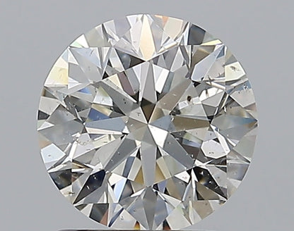 1.51CT ROUND SI2 J WH