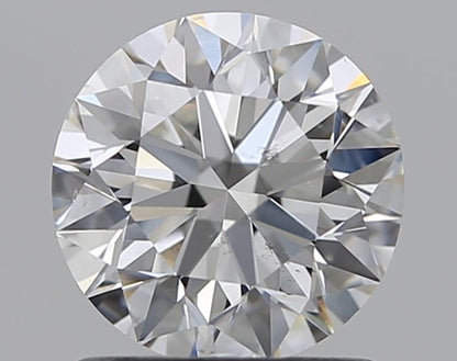 1.01CT ROUND SI1 F WH
