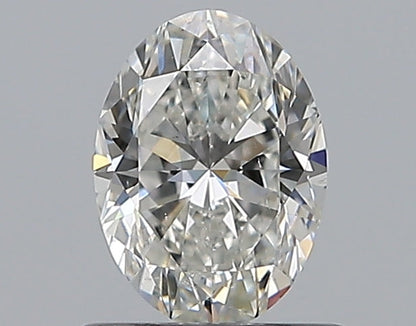 0.80CT OVAL SI1 G WH