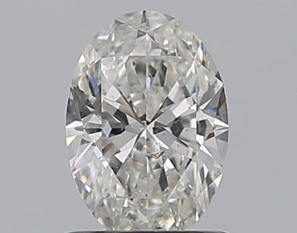 0.81CT OVAL SI2 H WH
