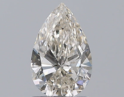 1.00CT PEAR SI2 J BRN1