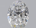 0.90CT OVAL SI2 D WH