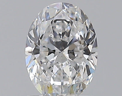 0.90CT OVAL SI2 D WH