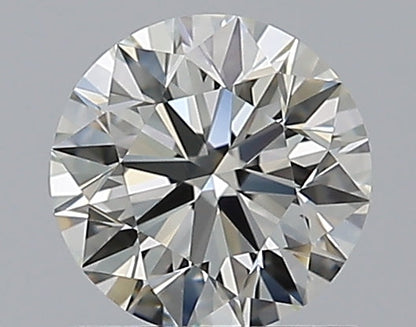 0.90CT ROUND VVS2 J WH