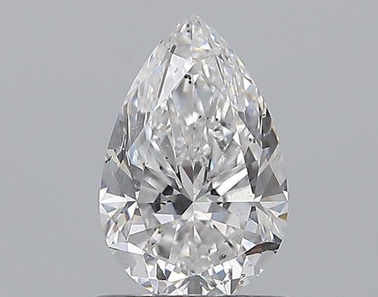 0.80CT PEAR SI2 D WH