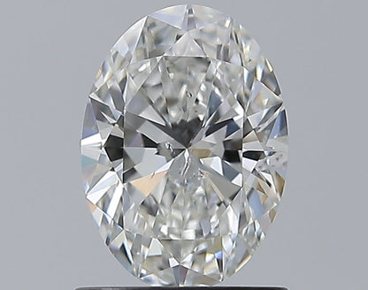 1.01CT OVAL SI2 G WH