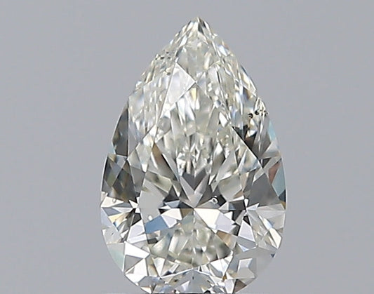 0.90CT PEAR SI1 J WH