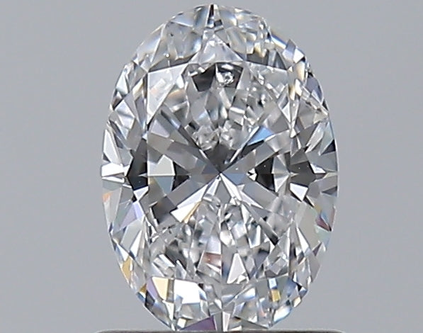 0.75CT OVAL SI2 D WH