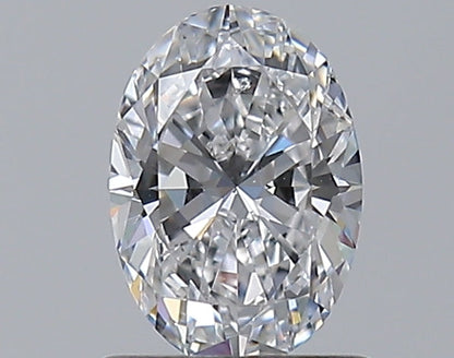 0.75CT OVAL SI2 D WH