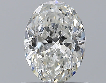 0.80CT OVAL SI2 G WH