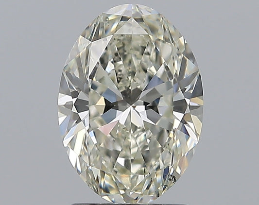 2.01CT OVAL SI1 J WH