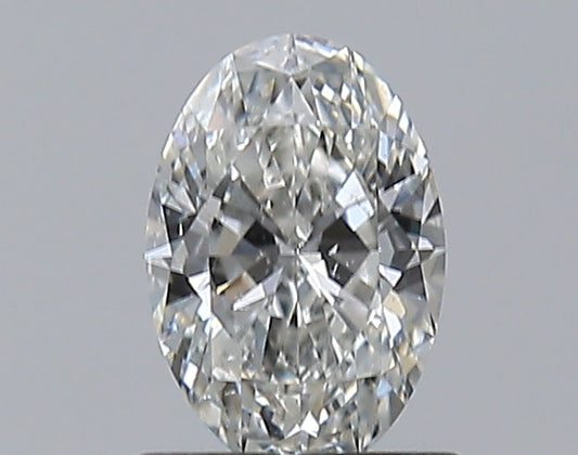 0.75CT OVAL SI2 H WH