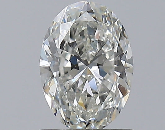 1.00CT OVAL SI1 H WH