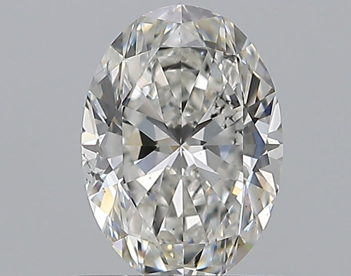 0.80CT OVAL SI1 G WH