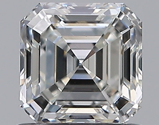 1.00CT SQ EMERALD SI1 G WH