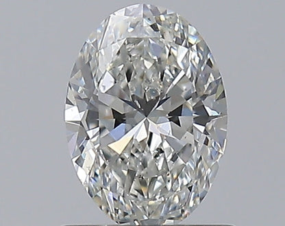 0.80CT OVAL SI1 H WH