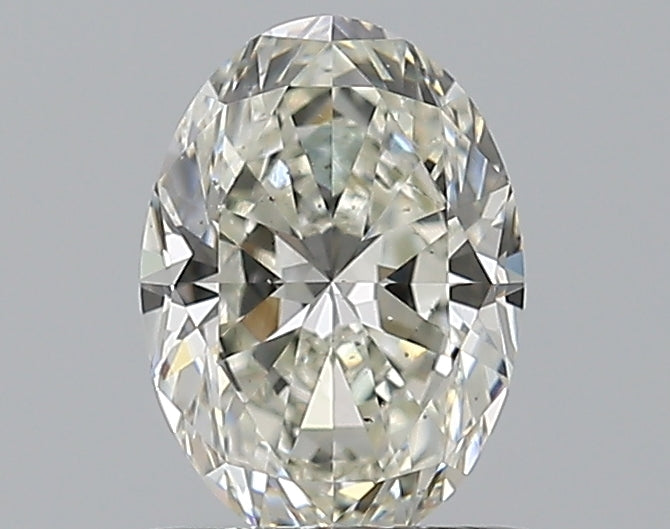 1.00CT OVAL SI1 J WH
