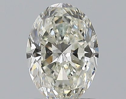 1.00CT OVAL SI1 J WH