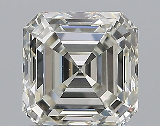 1.02CT SQ EMERALD VS1 J WH