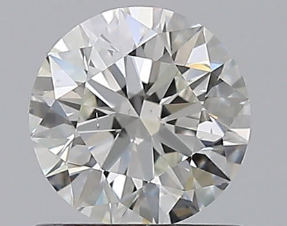 0.90CT ROUND SI1 H WH