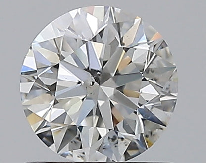 0.90CT ROUND SI1 G WH