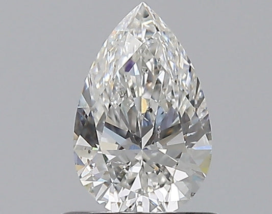 0.75CT PEAR SI2 G WH
