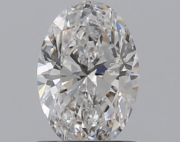 0.80CT OVAL SI2 D WH