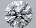 0.90CT ROUND VVS2 D WH