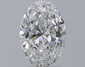 1.51CT OVAL SI1 D WH
