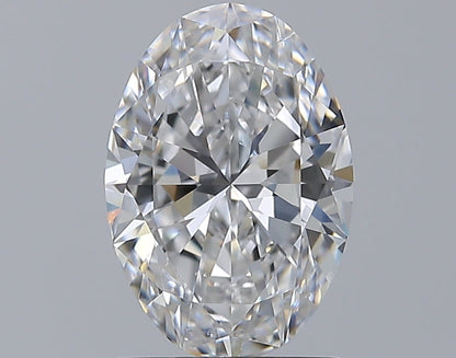 1.51CT OVAL SI1 D WH