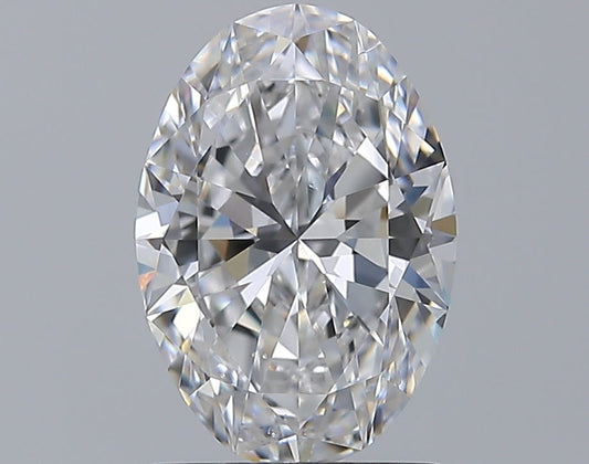 1.51CT OVAL SI1 D WH
