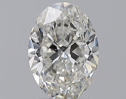 1.50CT OVAL SI1 G WH