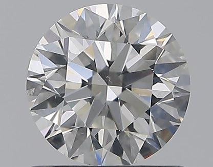 0.90CT ROUND SI1 G WH