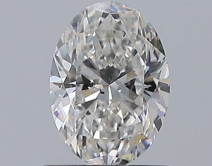 0.90CT OVAL SI2 F WH