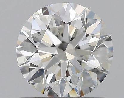 0.80CT ROUND SI1 F WH