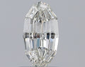 0.76CT Oval Step Cut IF I WH