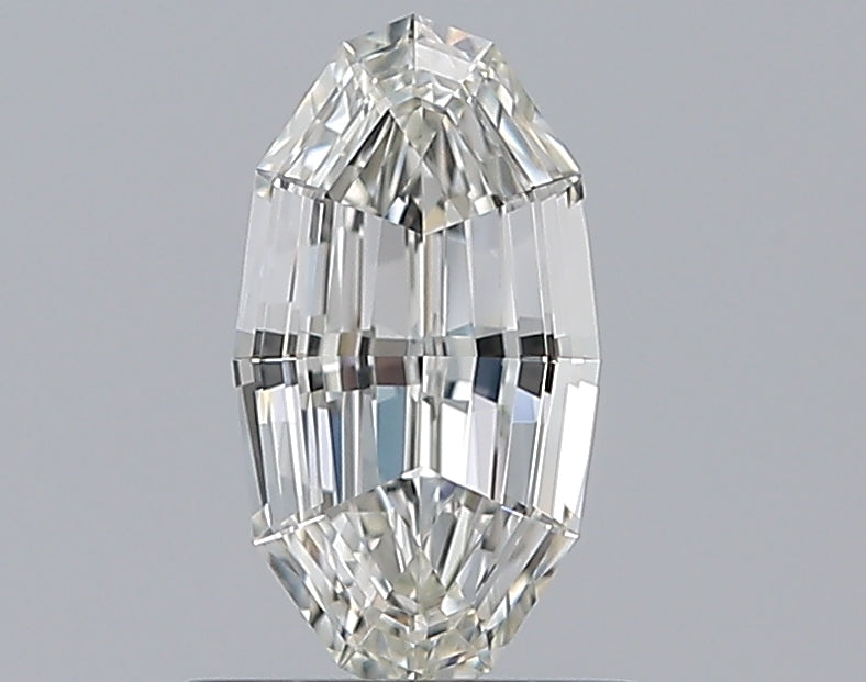 0.76CT Oval Step Cut IF I WH