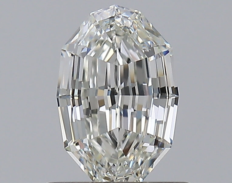 0.75CT Oval Step Cut VVS1 I WH