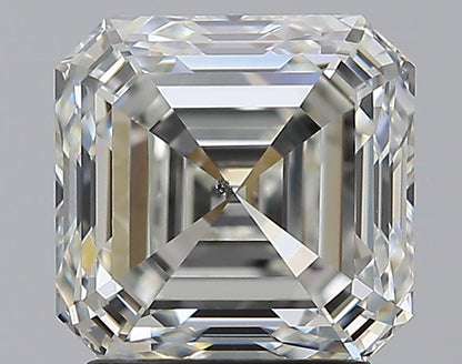 2.39CT SQ EMERALD SI1 I WH