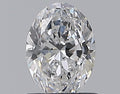 0.77CT OVAL SI1 D WH