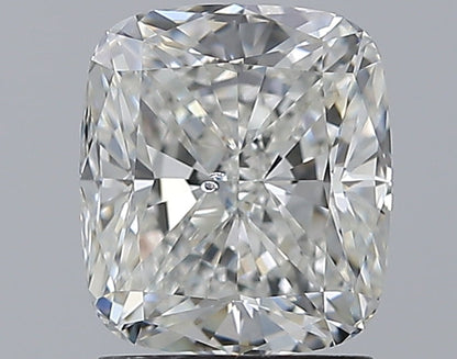 2.01CT CUSHION SI1 G WH