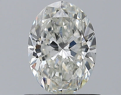 0.80CT OVAL SI1 H WH