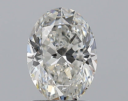 1.50CT OVAL SI1 F WH
