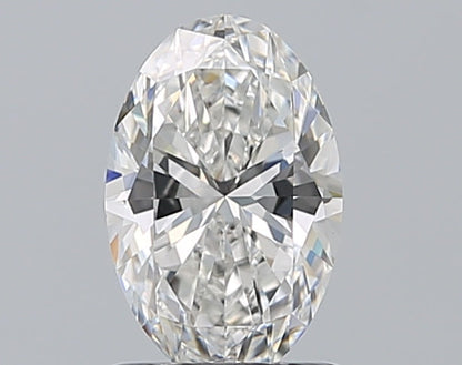 1.02CT OVAL VVS1 F WH