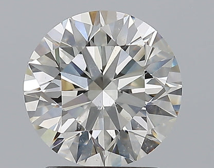 2.01CT ROUND SI2 J WH