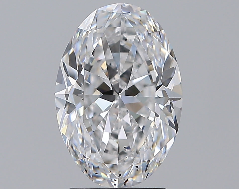 3.00CT OVAL SI1 D WH